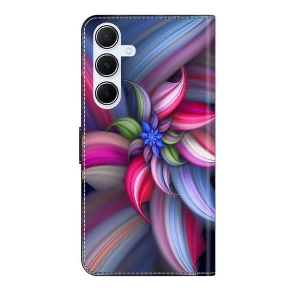 Wallet Case 3D Pattern for Samsung Galaxy A36 5G / A56 5G / A37 5G, Colorful Flower 5