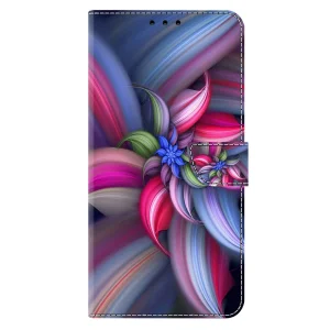Wallet Case 3D Pattern for Samsung Galaxy A36 5G / A56 5G / A37 5G, Colorful Flower 4
