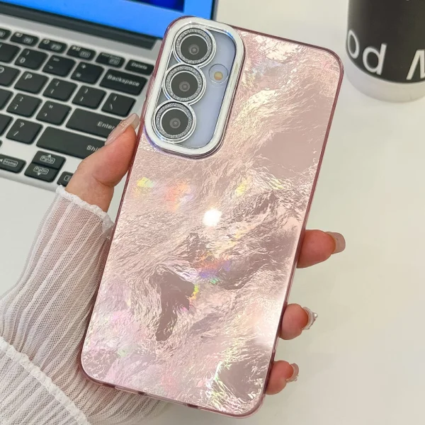 Shockproof IMD Foil case for Samsung Galaxy A36 5G / A37 5G, Pink foil 2