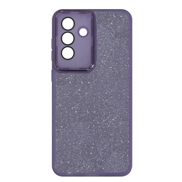 Silicone case Glitter Sticker for Samsung Galaxy A36 5G / A37 5G, Purple 1