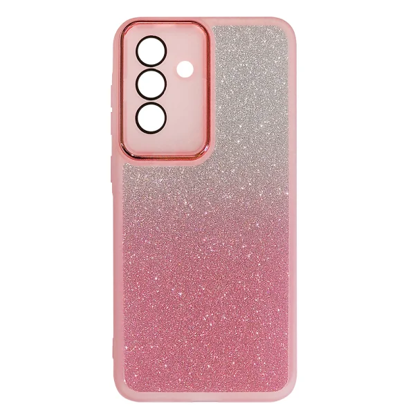 Силиконов калъф Glitter Sticker за Samsung Galaxy A16, Розов 1