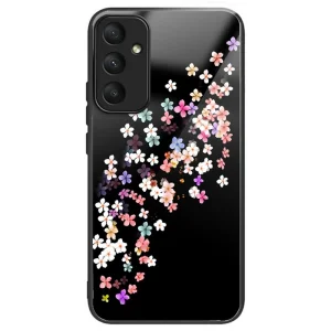 Удароустойчив калъф Glass Pattern за Samsung Galaxy A36 5G / A37 5G, Пъстри цветя