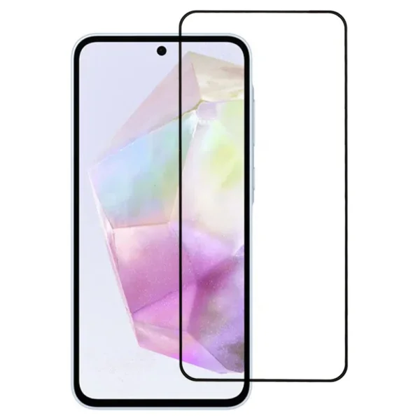 Стъклен Протектор 5D Full Glue за Samsung Galaxy A36 5G / A56 5G / A37 5G, Черен 1