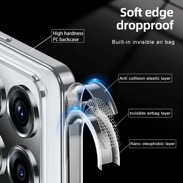 Удароустойчив калъф Shockproof за Xiaomi 14T, Черен 3