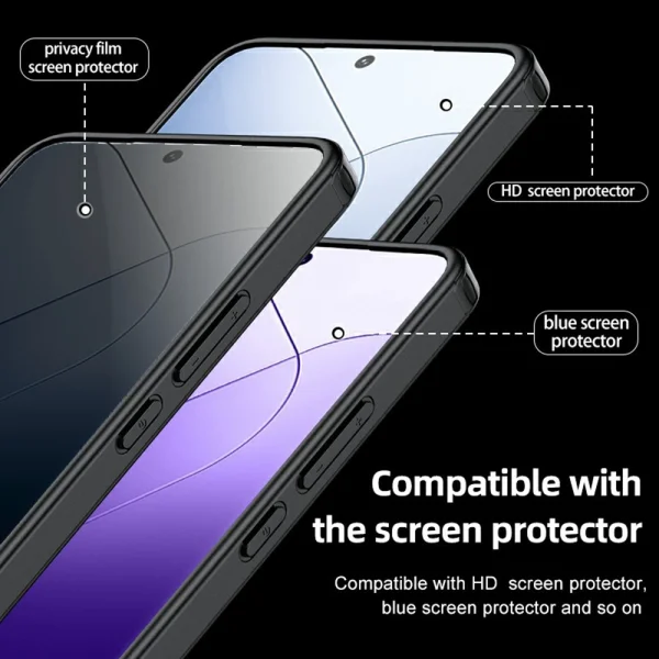 Shockproof case Shockproof for Xiaomi 14T Pro, Black 2
