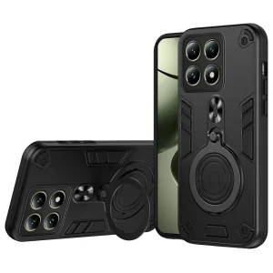 Удароустойчив калъф Rotating Kickstand за Xiaomi 14T, Черен