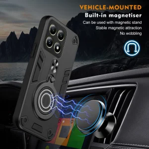 Shockproof case Rotating Kickstand for Xiaomi 14T, Black 6