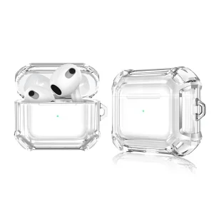 Калъф Dual Color with Keyring за слушалки AirPods 3, Прозрачен