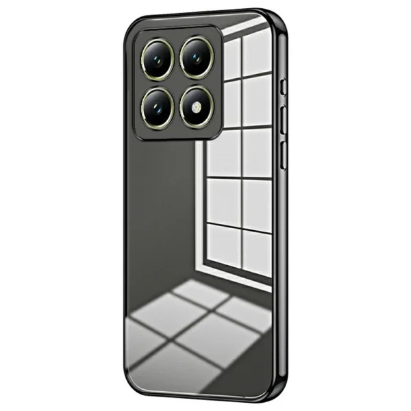 Силиконов калъф Electroplating за Xiaomi 14T, Черен 1