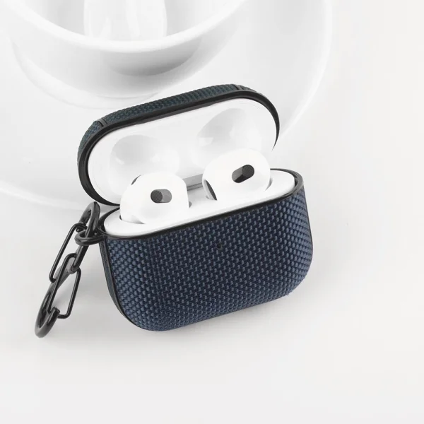 Калъф Waterproof Nylon за слушалки Airpods 3, Син 2