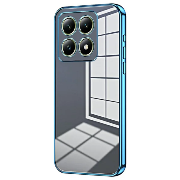 Силиконов калъф Electroplating за Xiaomi 14T, Син 1