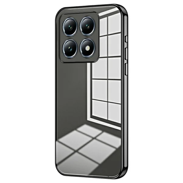Силиконов калъф Electroplating за Xiaomi 14T Pro, Черен 1