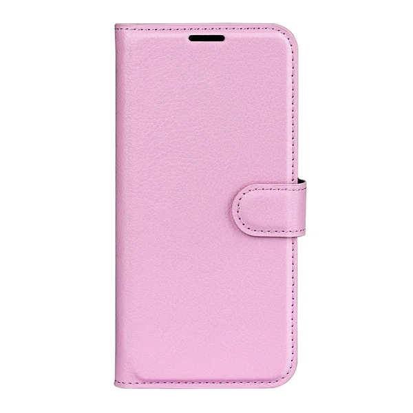 Crazy Horse Wallet Case for HMD Skyline, Pink 5