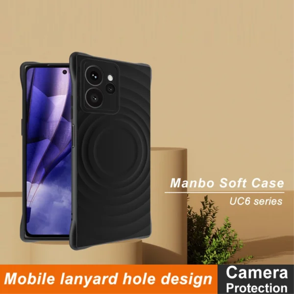 Silicone Case IMAK UC-6 for HMD Skyline, Matt, Black 3