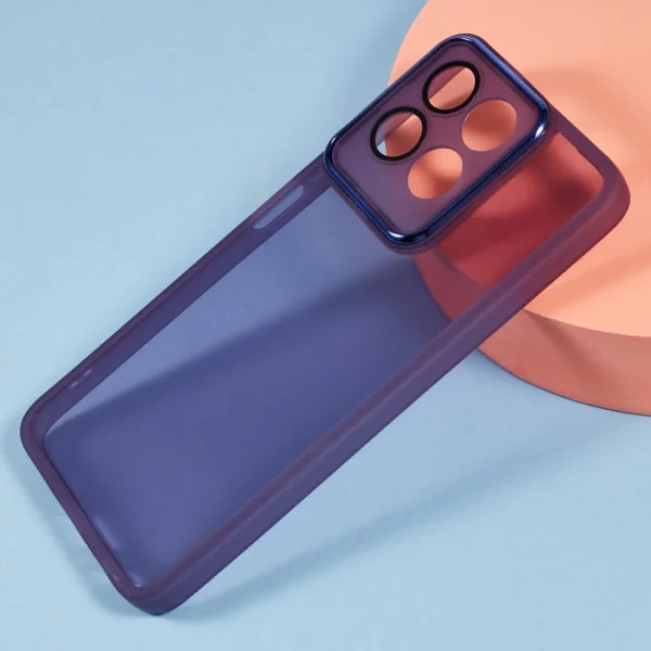 Silicone case Frame Electroplated for Honor 200 Smart 5G / Honor X7c 4G, Purple 4