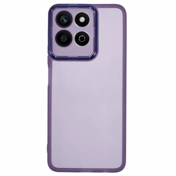Silicone case Frame Electroplated for Honor 200 Smart 5G / Honor X7c 4G, Purple 1