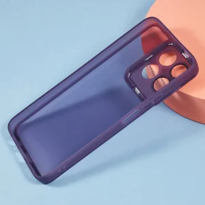 Silicone case Frame Electroplated for Honor 200 Smart 5G / Honor X7c 4G, Purple 3