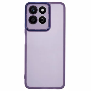 Силиконов калъф Frame Electroplated за  Honor 200 Smart 5G / Honor X7c 4G, Лилав