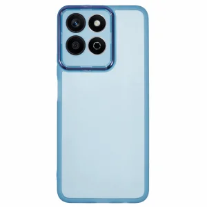 Силиконов калъф Frame Electroplated за Honor 200 Smart 5G / Honor X7c 4G, Син