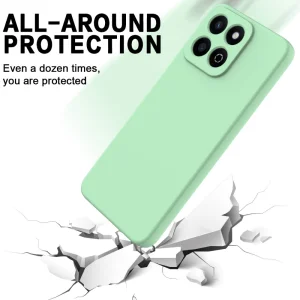 Anti-scratch Silicone Case for Honor 200 Smart 5G / X7c 4G, Green 3