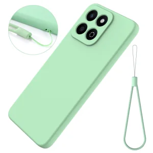 Anti-scratch Silicone Case for Honor 200 Smart 5G / X7c 4G, Green 5