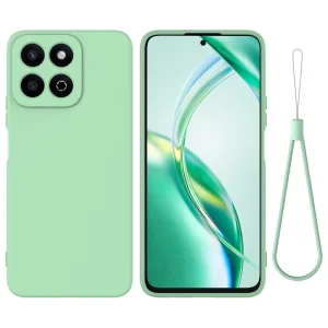 Силиконов калъф Anti-scratch за Honor 200 Smart 5G / X7c 4G, Зелен