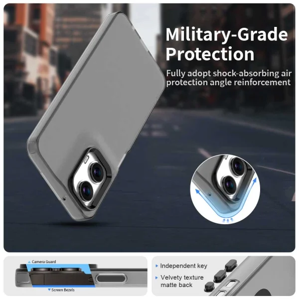 Силиконов калъф Frame Electroplated за Motorola Moto G35 5G, Черен 2