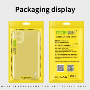 MOFI Silicone Case for Motorola Moto G35 5G, Transparent 5