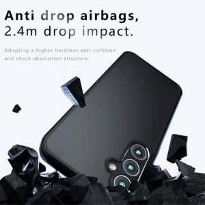 Shockproof Matte Shockproof Case for Samsung Galaxy A55 5G, Black 6