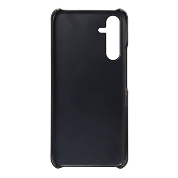 Пластмасов калъф Wood Leather за Samsung Galaxy A55 5G, Черен 2