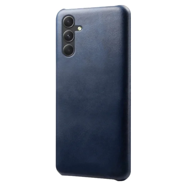 Пластмасов калъф Wood Leather за Samsung Galaxy A55 5G, Син 1