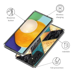 Силиконов калъф за Samsung Galaxy A55 5G, Мраморни плочи 3