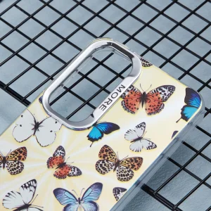 Удароустойчив калъф Bling Butterfly за Samsung Galaxy A55 5G, Разноцветни пеперуди 5