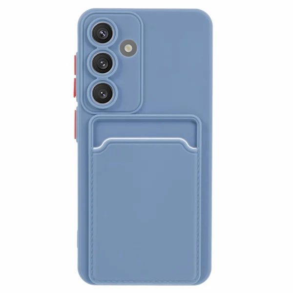 Силиконов калъф Card Slot за Samsung Galaxy A55 5G, Син 1