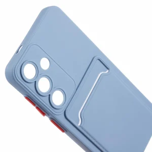 Силиконов калъф Card Slot за Samsung Galaxy A55 5G, Син 5