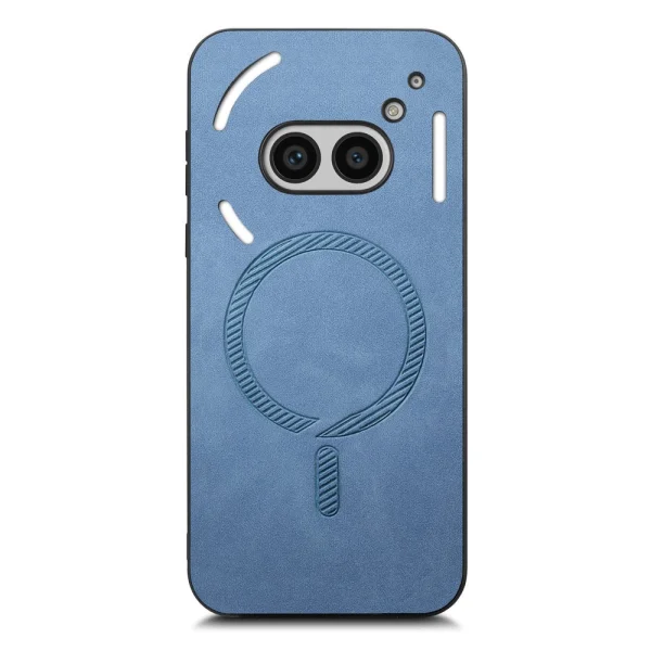Shockproof MagSF Leather Case for Nothing Phone 2a Plus / Phone 2a, Blue 2