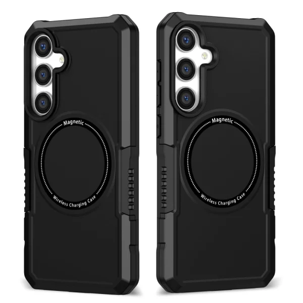 Shockproof Magnetic Case for Samsung Galaxy S24 Plus, Black 1