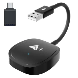 Безжичен Android Auto адаптер 020-7++ USB Dongle, Черен