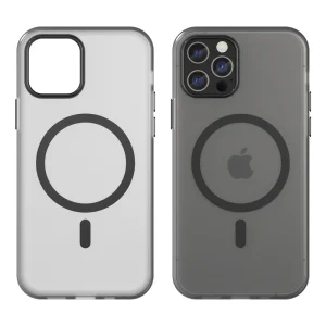 MagSF Matte Silicone Case for iPhone 12 Pro / 12, Black 4