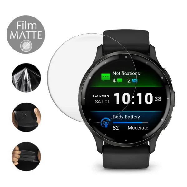 MATTE Hydrogel Protector for Garmin Venu 3 watch 1