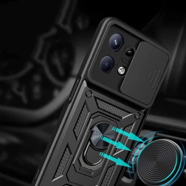Удароустойчив калъф Techsuit CamShield за Motorola Moto Edge 50 Pro, Черен 3