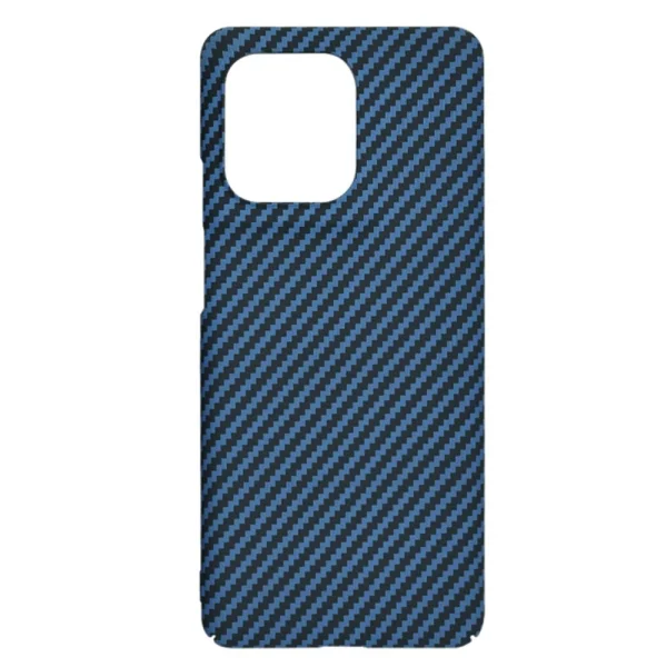 Plastic case Techsuite Carbonite FiberShell for Motorola Moto Edge 50 Pro, Blue 4