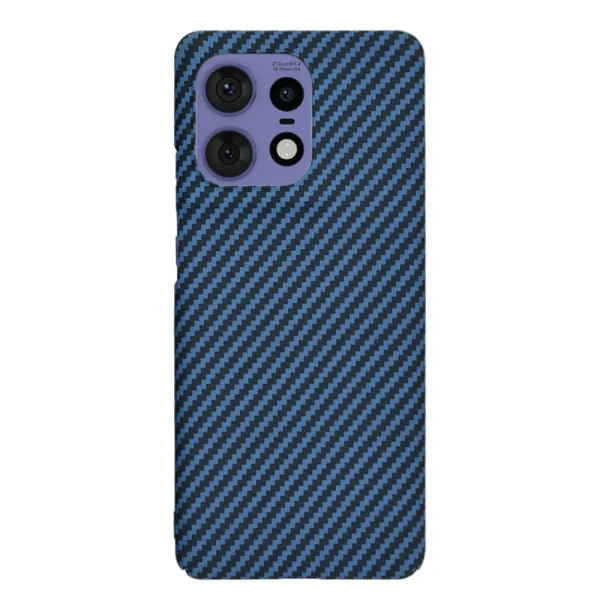 Plastic case Techsuite Carbonite FiberShell for Motorola Moto Edge 50 Pro, Blue 3
