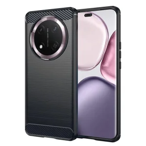 Силиконов Калъф Techsuit Carbon за Honor Magic7 Lite / X9c, Черен