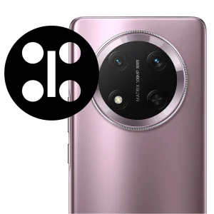 Стъклен Протектор за камера Techsuit на Honor Magic7 Lite / X9c, Черен