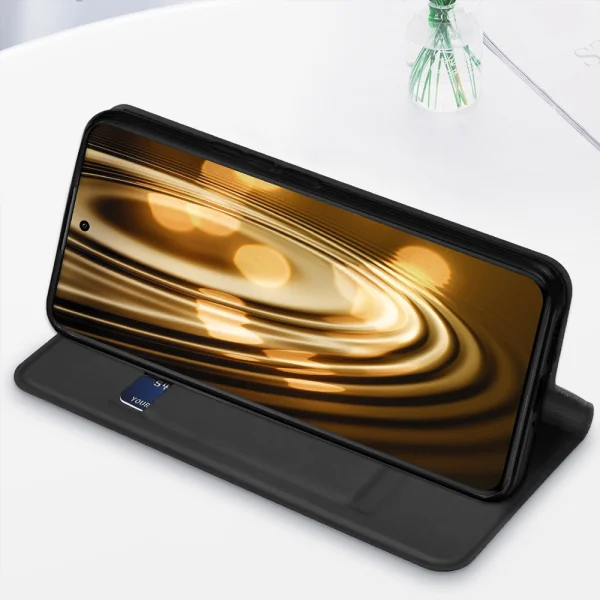 Калъф Тефтер Techsuit Magskin Book за Realme 12 / 12x, Черен 3
