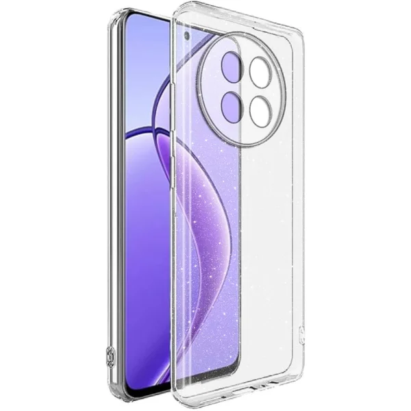 Силиконов калъф Techsuit SparkleSkin за Realme 12/ 12x, Прозрачен 2
