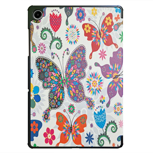 Techsuit FoldPro Flip Case for Samsung Galaxy TAB A9 Plus tablet, Butterflies 2