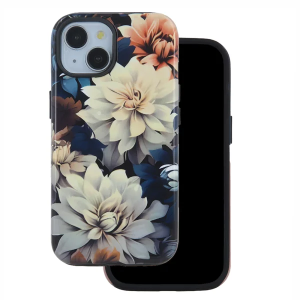 Shockproof case Decor for iPhone 13 / iPhone 14, Flowers 1