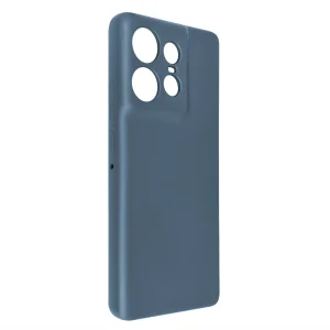 Силиконов калъф Matte за Motorola Moto Edge 50 Pro, Тъмно син 4